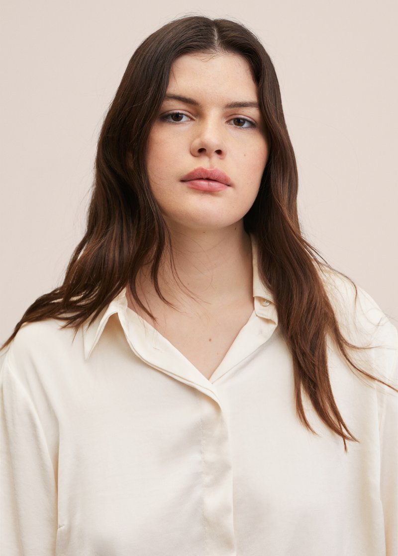 Damen Hemdblusen | Mango IDEALE Hemdbluse Ecru/offwhite - DC91463 Damen Hemdblusen | Mango IDEALE Hemdbluse Ecru/offwhite - DC91463