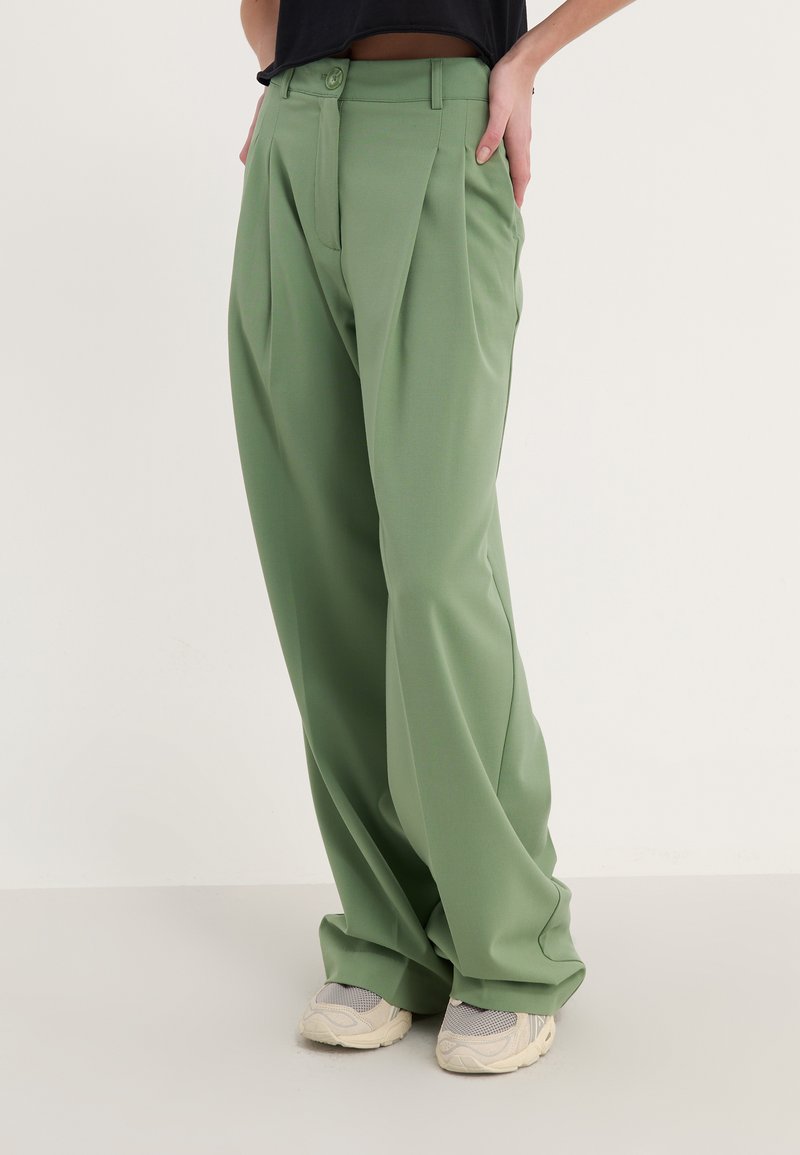 Even&Odd by Zalando - Broek - light green, Vergroten