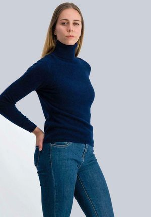 Col roulé - Pullover - marine