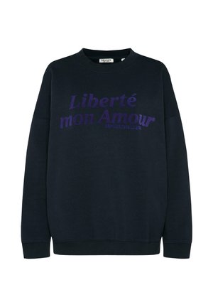 MIT FLOCKPRINT - Sweatshirt - blue/navy