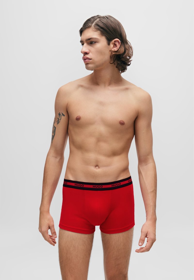 HUGO - Three-pack of branded boxer briefs in stretch cotton