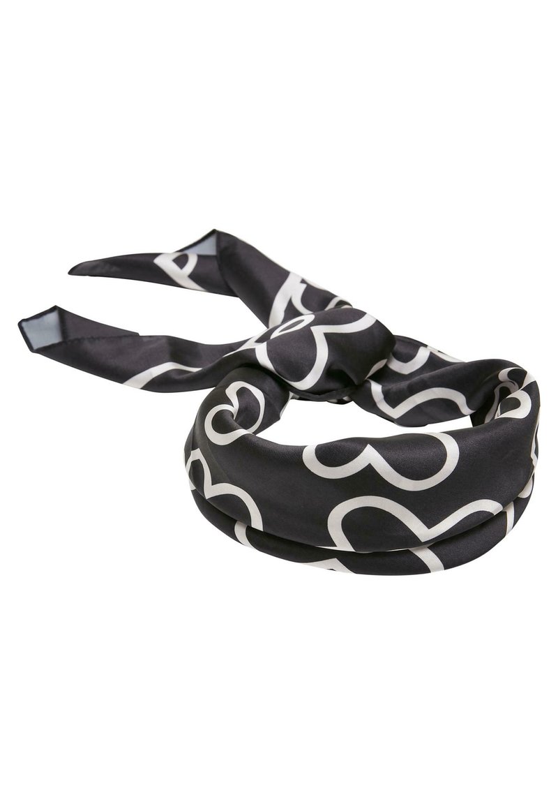 Urban Classics ACCESSOIRES BIG PATTERN - Selyemkendő - black