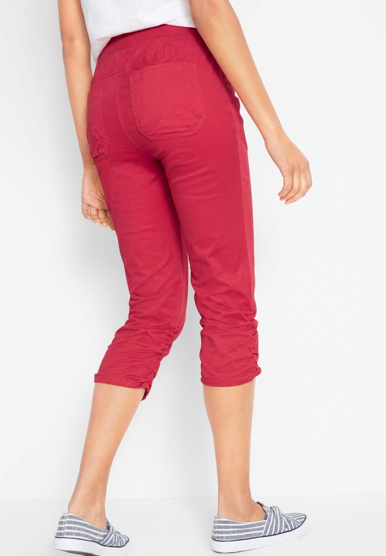 bonprix Pantaloni - rot/rosso scuro - Zalando