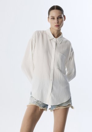 Overhemdblouse - ecru