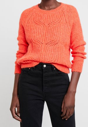 Strickpullover - orange