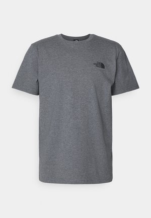 The North Face SIMPLE DOME TEE - Print T-shirt - medium grey heather