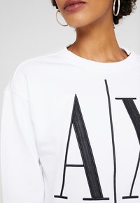 Armani Exchange FELPA - Felpa - white