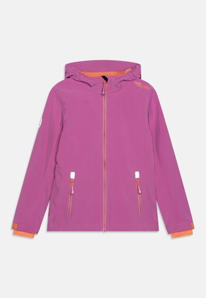 GIRLS TROLLFJORD - Veste softshell - mallow pink/papaya