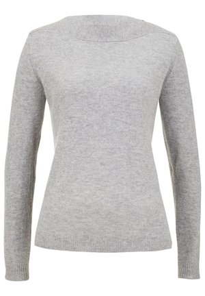 Strickpullover - mottled grey