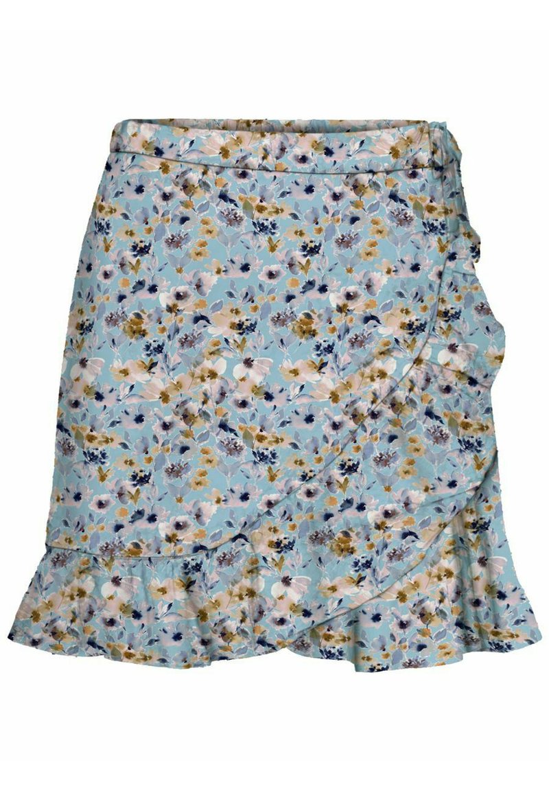 Vero Moda Wikkelrok blauw