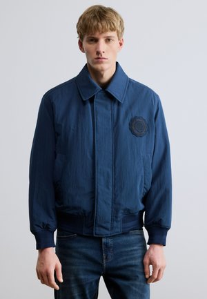 OHOT - Ľahká bunda - open blue