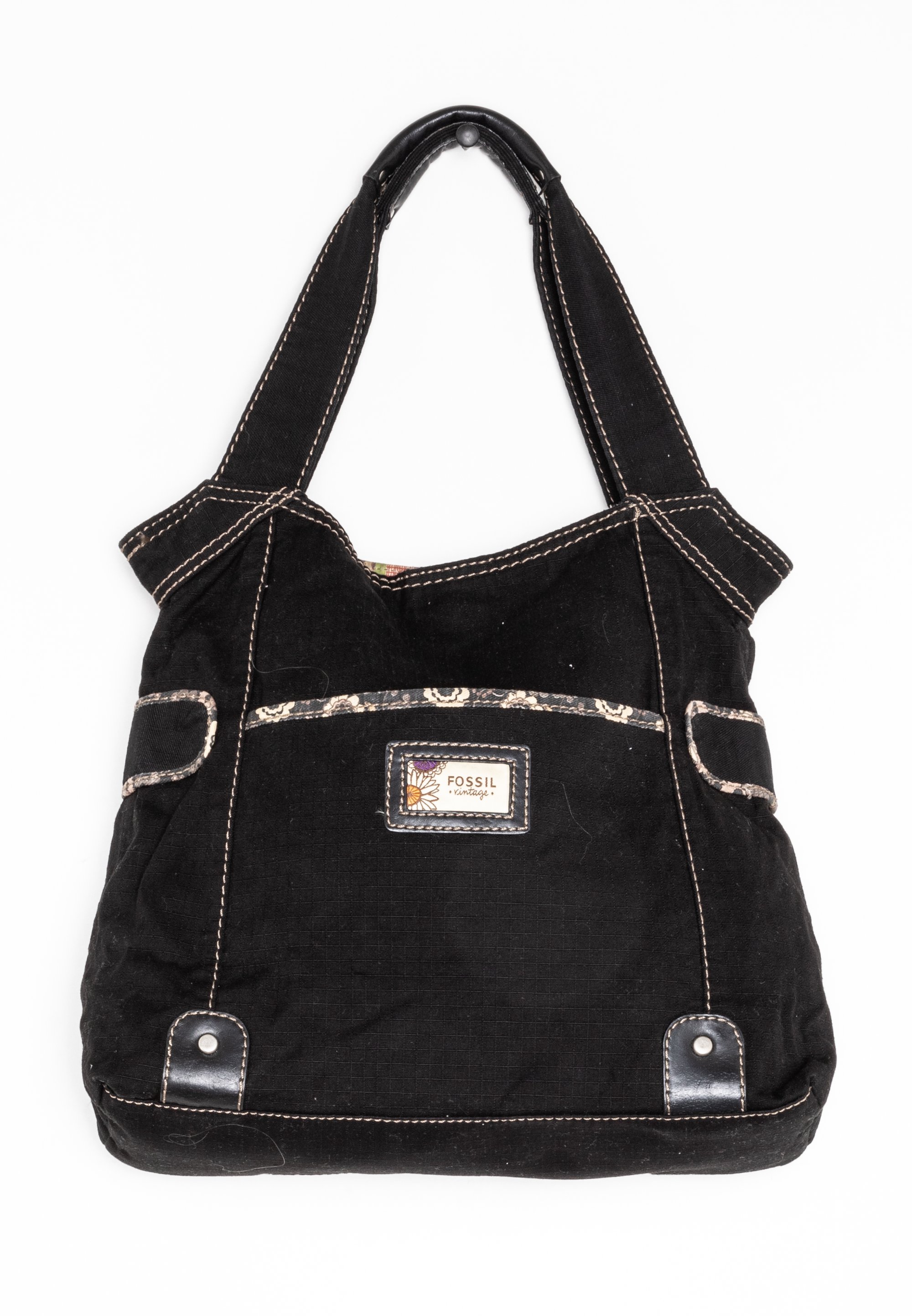 Fossil Handtasche black/schwarz (Pre-owned) Zalando