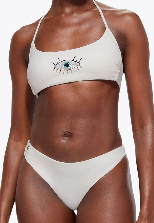EYE BANDEAU - Bikini-Top - bone