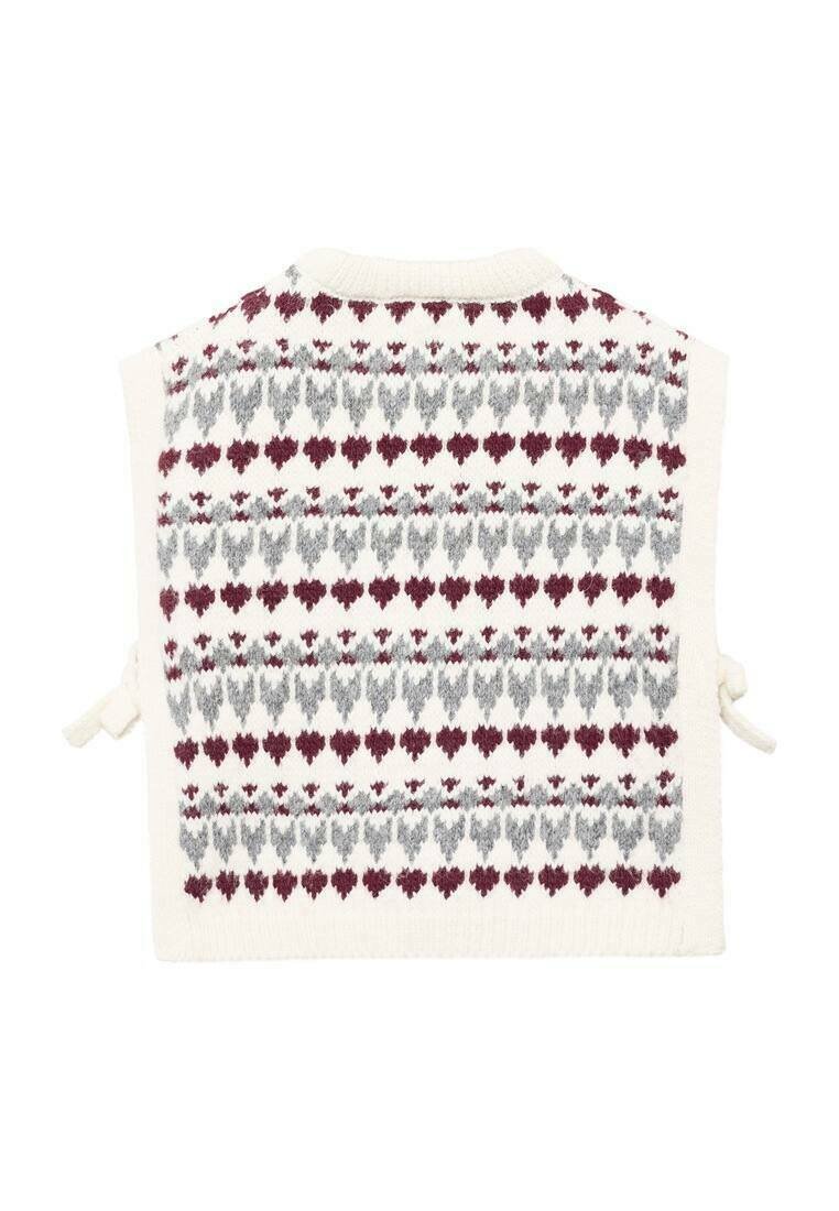 Mango Kids KID Veste sans manches blanc cassé/écru