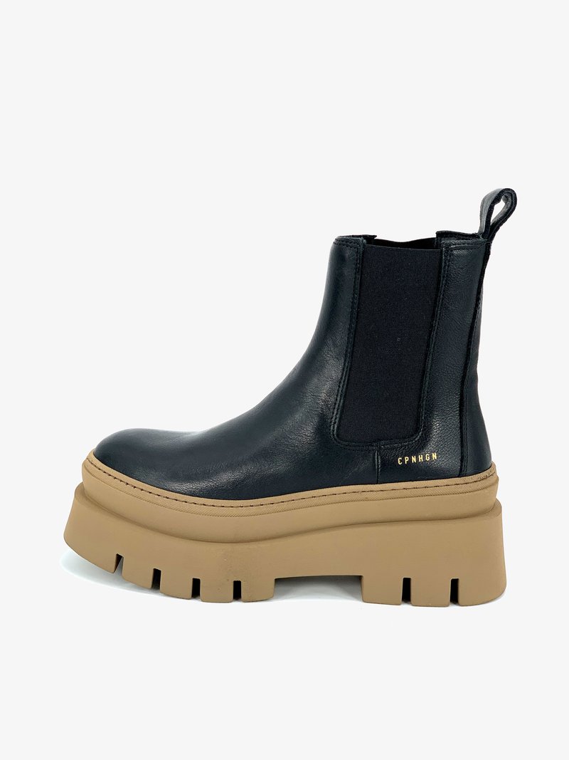 Copenhagen Studios CPH686 - Botas de tornozelo com plataforma - black/stone