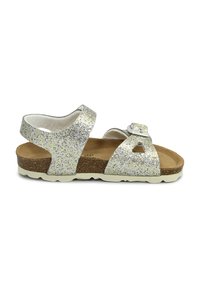 Grünland LUCE FIBBIA STRAPPO - Sandali - platino beige