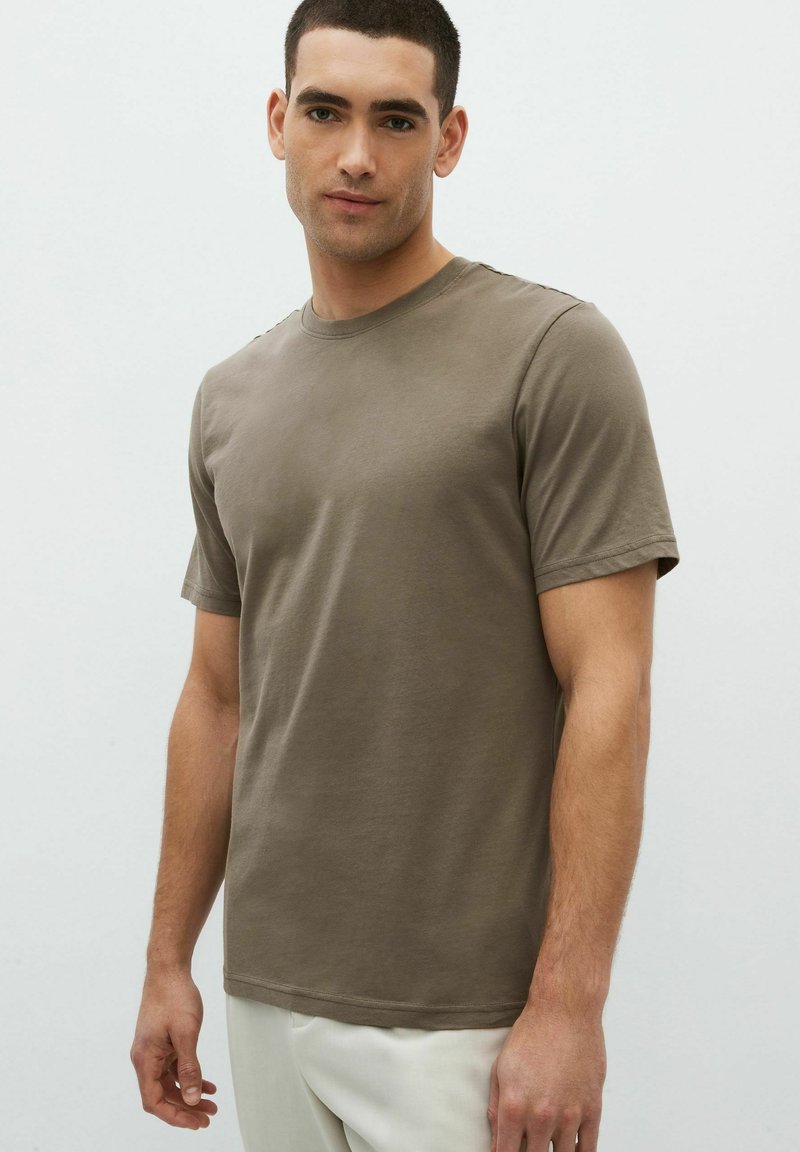 Next REGULAR - T-shirt basic - neutral brown