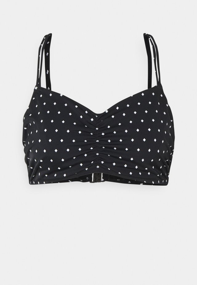 JEWEL CONCEALED BRALETTE - Bikinitop - black