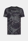 ACE TIE DYE - Potiskana majica - black