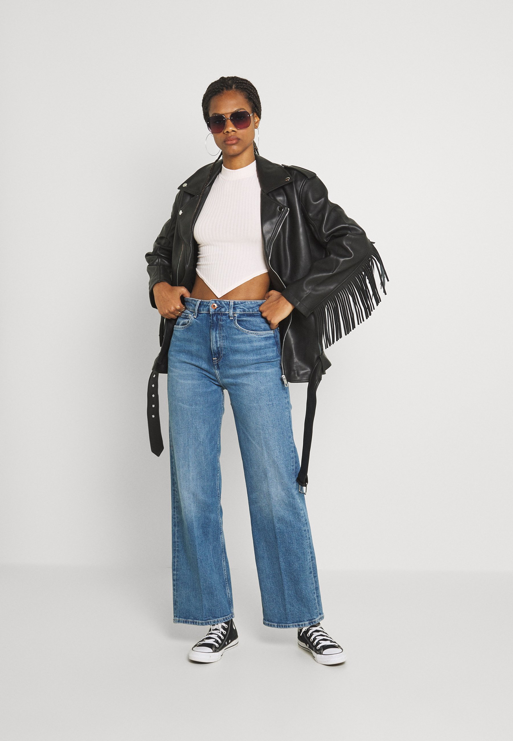 missguided fringe jacket