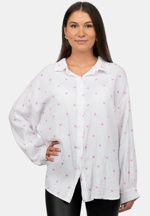 Button-down blouse - white