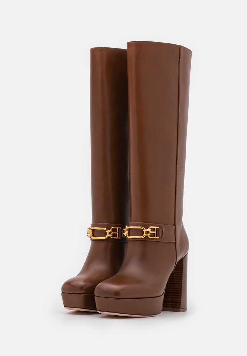 Damen Bekleidung | Bally DEANNE Plateaustiefel cognac - JK24484 Damen Bekleidung | Bally DEANNE Plateaustiefel cognac - JK24484