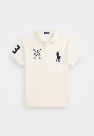Custom Slim Fit Big Pony Mesh Polo Shirt - Polotričko - nevis