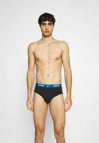 Nike Underwear BRIEF 3 PACK - Cuecas - black/sweet beet