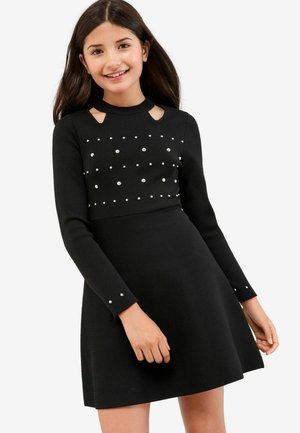 Strickkleid - black