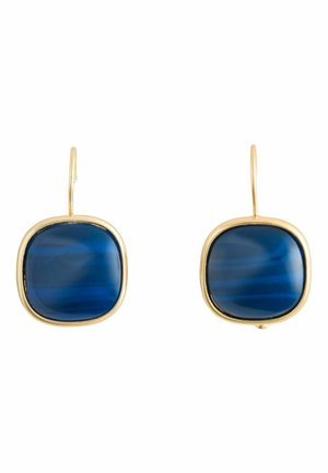 Next, RESIN PULL THROUGH EARRINGS . - Earrings - blue