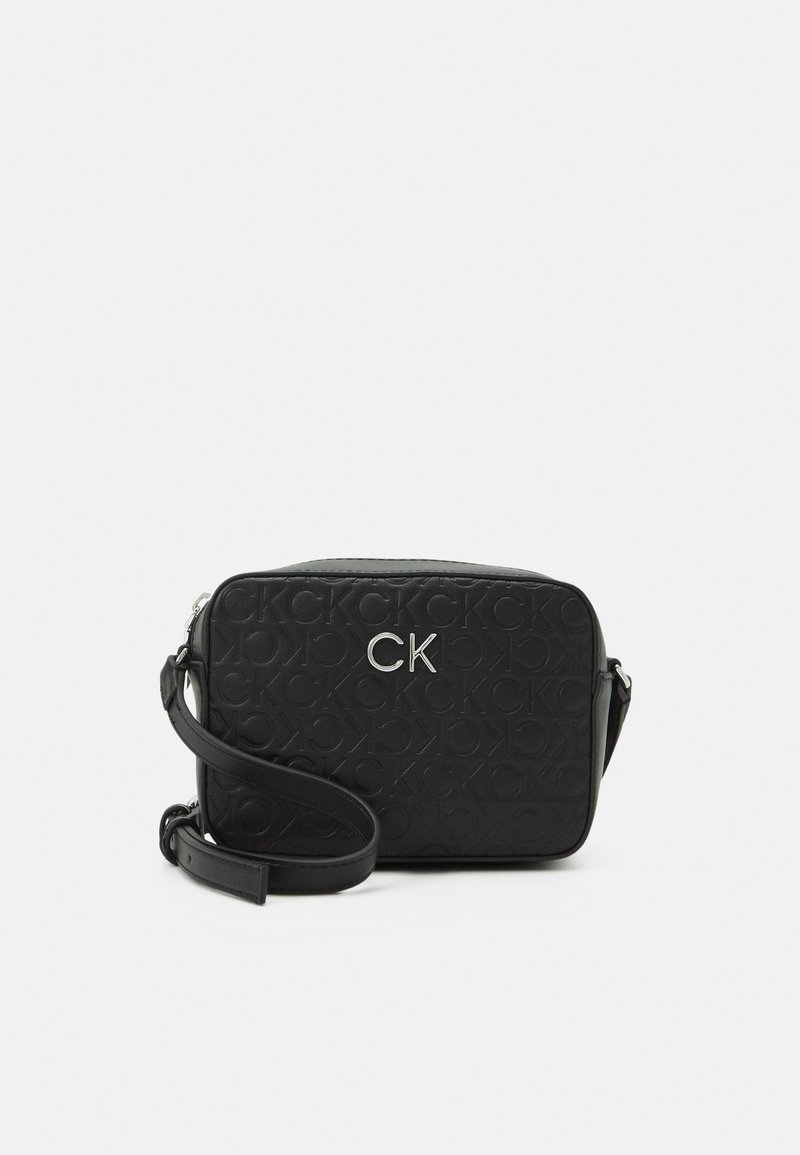Calvin Klein RE LOCK CAMERA MONO - Borsa a tracolla - black