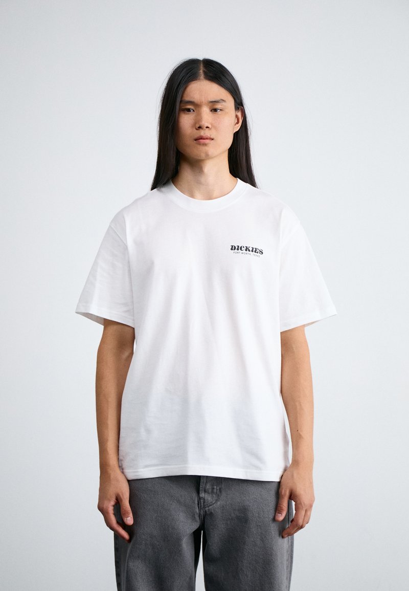Dickies MONTROSS TEE  - T-shirt estampada - white