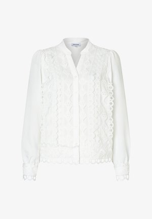 More & More, MORE & MORE ROMANTISCHE SPITZENBLUSE - Overhemdblouse - offwhite