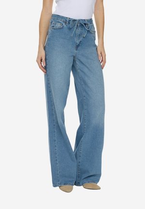 HR WIDE  - Wide Leg - light blue denim
