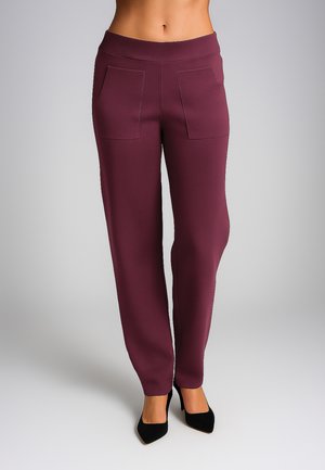SUPERSOFT - Pantaloni - bordeaux