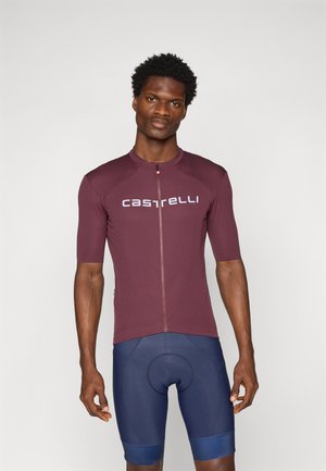 PROLOGO LITE - Maillot de cycliste - deep bordeaux/silver gray