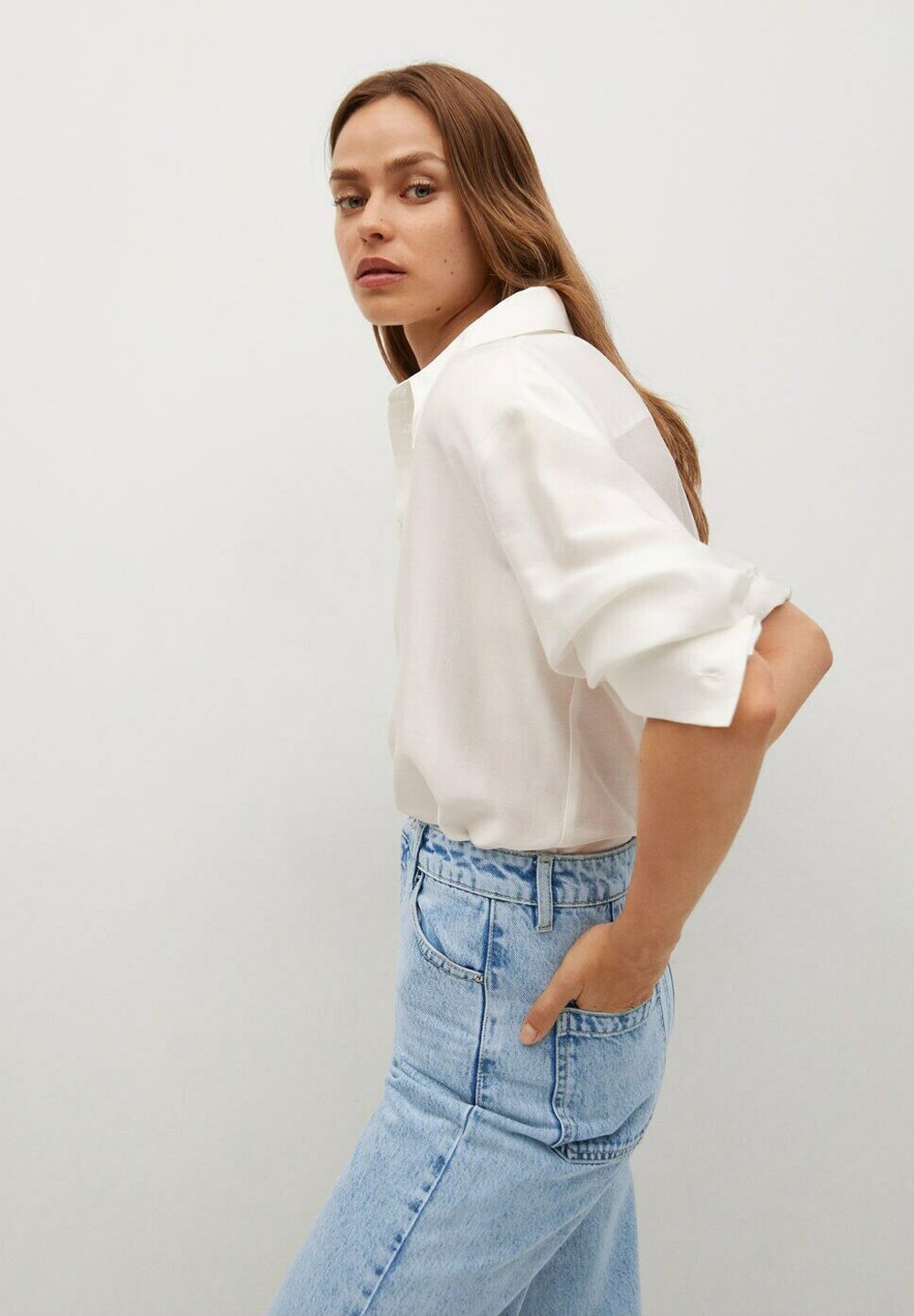 Mango CAROL - Flared Jeans - light blue - Zalando.co.uk
