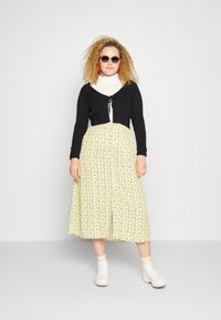 Vero Moda Curve GOLD CURVE - Casaco de malha - black