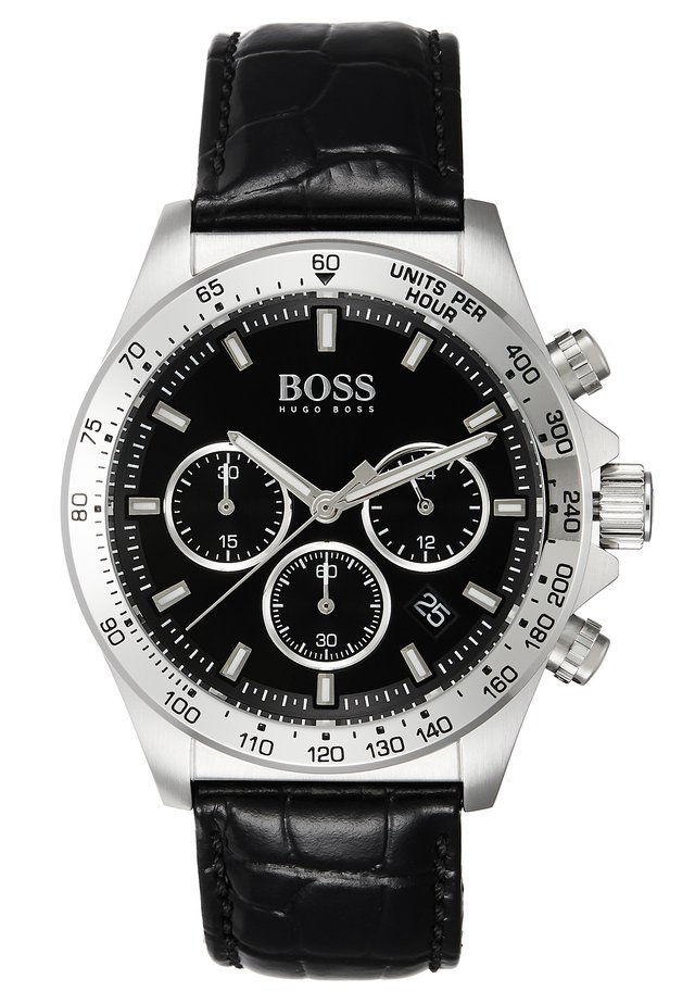 Montre à aiguilles - black/silver