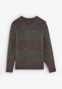 Scalpers ICON SAUNDER STRIPES - Strickpullover - brown