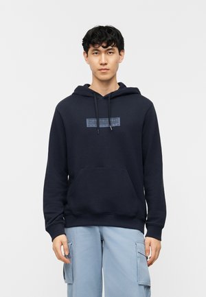 BOX LOGO - Hoodie - blu marine