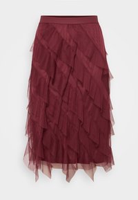 ONLY Carmakoma CARLAFALDA CALF SKIRT A-lijn rok burgundy