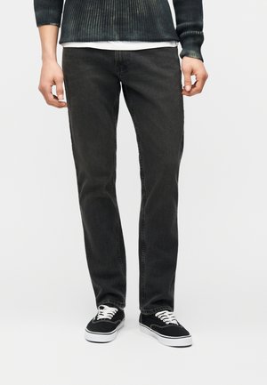 SLIM STRAIGHT POCKET - Slimfit džínsy - black denim