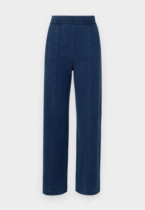 GAP FRONT SEAM WIDE LEG  - Hlače - medium indigo