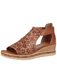 Remonte Kiilakorkosandaali - dark brown