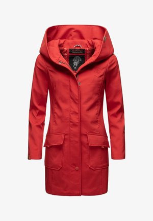 Marikoo, SOFTSHELLMANTEL MAYLEEN - Regenjas - light red