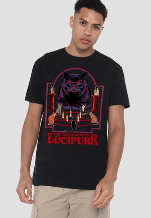 Cotton Soul, STEVEN RHODES LUCIPURR - T-Shirt print - black
