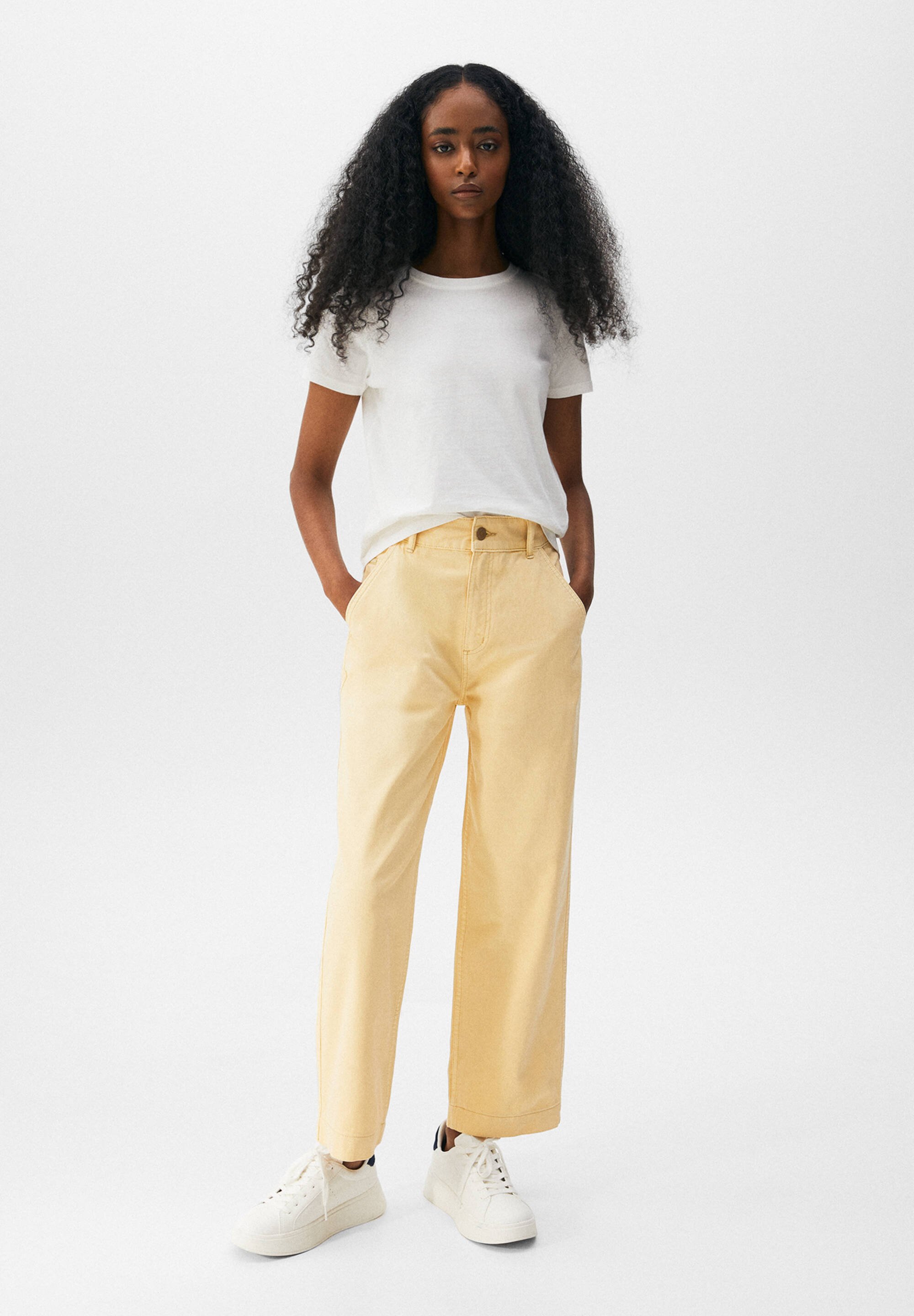 PULL\u0026BEAR Pantaloni - dark yellow/giallo scuro - Zalando.it