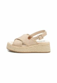 Refresh Sandalias con plataforma - beige