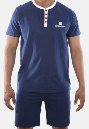 COL TUNISIEN VINTAGE SET - Pyjama - bleu